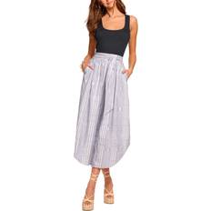 Ramy Brook Aralyn Combo Midi Tank Dress - Navy Patchwork