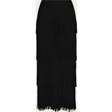 Simon Miller Za Za Knit Fringe Maxi Skirt - Black