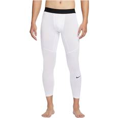 Nike White Tights Nike Pro Dri-FIT Fitness Tights Asia Sizing - White Black