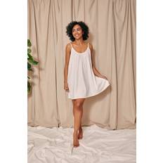 Negligées Pretty You London Modal Blend Swing Chemise - White