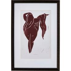 Rød Billeder House Doctor Hdlady Maleri 40x60 cm Bourgogne Billede