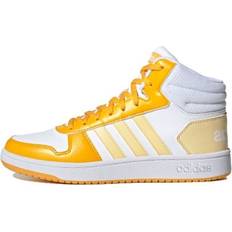 adidas Hoops 2.0 Mid - White Yellow