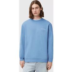 AllSaints Sweatshirts Jumpers AllSaints Underground Organic Cotton Graphic Sweatshirt - Blue