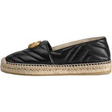 Gucci Espadrilles Gucci Double G Espadrille - Black Leather