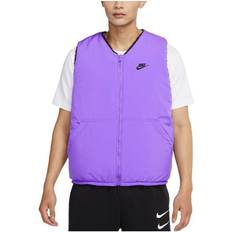 Purple Vests Nike Club+ Reversible Winterized Vest - Purple Black