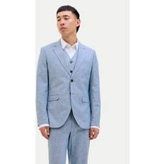 Blue - Men Blazers Jack & Jones Jprriviera Slim Fit Blazer