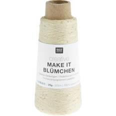Rico Design Blümchen Garn Beige