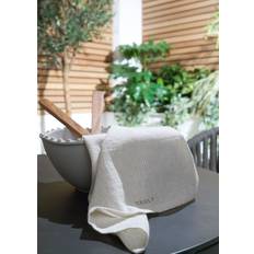 Striped Linen Cotton Blend Tea Set of 2 65cm x 45cm