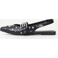 Dam - Spänne Lågskor Only Onlaura-5 Sandal Med Hälrem Och Nitar - Svarta