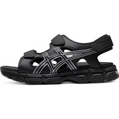 Asics Black Slippers & Sandals Asics Kahana Sd Outdoor Sports Unisex Sandals - Black Silver