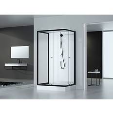 Marwell Komplettdusche Black and White 80 x 110 x 200 cm
