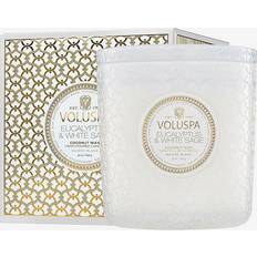 Voluspa Eucalyptus White Sage Boxed Luxe Jar Candle 80H Doftljus
