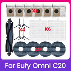 Vacuum Cleaner Accessories Melitt Omni C20 Robot Vacuum Cleaner 21pcs