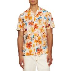 Orlebar Brown Hibbert Oshibana Printed Shirt - White Sand
