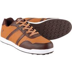 Brown Golf Shoes Ram FX Comfort Mens Waterproof Golf Shoes - Brown