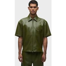 Polyurethane Shirts Hudson Vegan Short Sleeve Zip Shirt