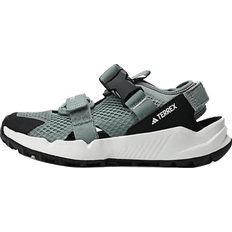 Green - Women Sport Sandals adidas Terrex Hydroterra - Silver Green/Core Black Crystal Jade
