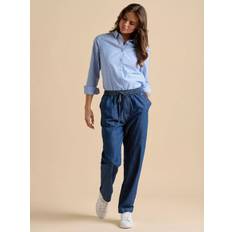 Brakeburn Denim Beach Trousers - Navy