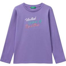 Long Sleeves T-shirts Benetton Kids' Logo Long Sleeve T-Shirt