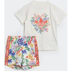 adidas Liberty London Shorts and Tee Set Barn - Cloud White