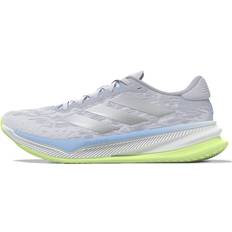 Adidas Running Shoes adidas Mens Running Supernova Comfortglide Trainers - Grey/Matte Silver/Glow Blue