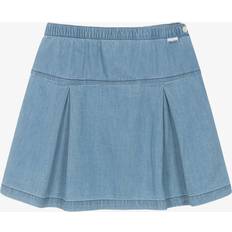 Molo Skirts Molo Girls Chambray Skirt - Blue
