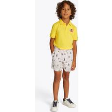 Tommy Hilfiger White Trousers & Shorts Tommy Hilfiger Boys Linen & Viscose Boat Shorts - White