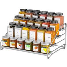 Spice Racks 17 Stories 4 Tier Cabinet Spice Rack Organizer Metal Gray