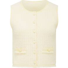 Tank Tops Forever New Aria Boucle Tank Top - Lemon