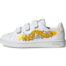 adidas Advantage - White Yellow