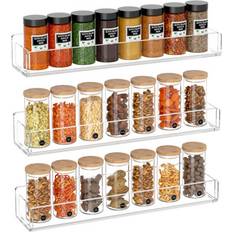 Spice Racks Rebrilliant 3 Pack Acrylic Spice Rack Organizer