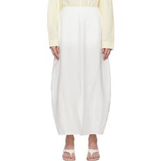 Toteme Cotton Voile Ankle Parachute Skirt - White