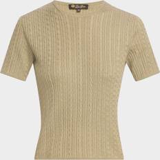 Loro Piana Clothing Loro Piana Cable-Knit Crewneck Sweater - Dried Taragon