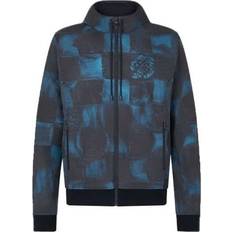 Louis Vuitton Men's FW21 Zipper Hooded Long Sleeves Jacket - Blue