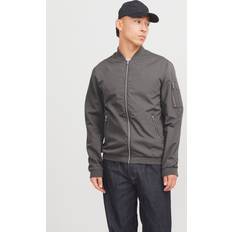 Bomberjakker - Brun Jack & Jones Bomber Jakke Grå