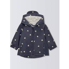 Babies Rain Jackets Children's Clothing John Lewis Baby Water Resistant Hearts Rain Mac Jacket - Green