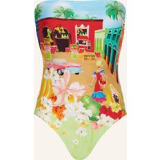 Seafolly Baddräkt Bandeau One Piece - Flerfärgad