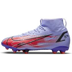 Nike Purple Football Shoes Nike Kylian Mbapp x Mercurial Superfly 8 Academy MG - Purple