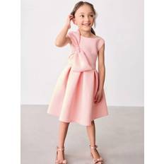 Ted Baker Kids' Scuba Bow Foil Dress - Pink