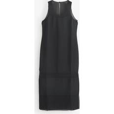 Ted Baker Dresses Ted Baker Mephora Panel Detail Sleeveless Midi Dress - Black