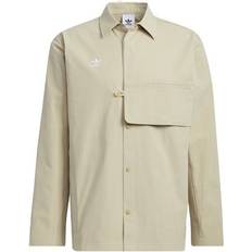 Adidas Brown Shirts adidas Men's Cny Limited Button Sports Long Sleeves - Prairie Brown