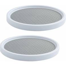 Spice Racks Cyslmuk 2 Piece Plastic Spice Carousel Set