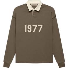Fear of God Polo Shirts Fear of God FW22 1977 Henley Rugby Polo Wood - Brown