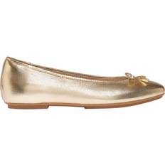Fitflop Gold Shoes Fitflop Delicato Bow Ballerina - Platino