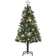 Homcom 5ft Pre-lit And Decorated Christmas Tree