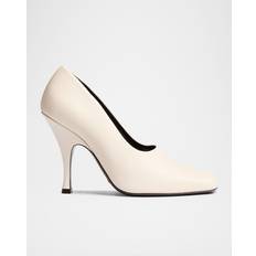 Skor Khaite Eva Leather Pumps - White