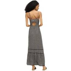 Superdry Dresses Superdry Cami Maxi Dress - Black Print/White
