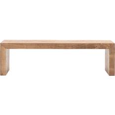 Settee Benches Large Natural Mango Wood Dining Settee Bench