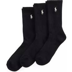Women Socks Polo Ralph Lauren 3 Pack Crew Socks - Black