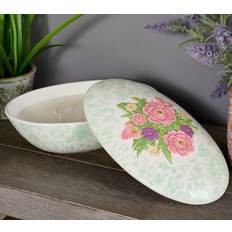 Ceramic Scented Candles Homeworx 25oz Ceramic Toile Oval Scented Candle